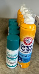 A & H Simply Saline Wound Wash/ Pain Ease Spray