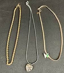 3 Signed Necklaces Whiting & Davis/ Napier/ Avon