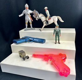 Assorted Vintage Toys Lone Ranger & More