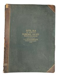 1894 Atlas Of Surveys Hampden County, MA, L. J. Richards & Co, Springfield, Massachuse