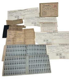 WWII Ration Books, Coupons
