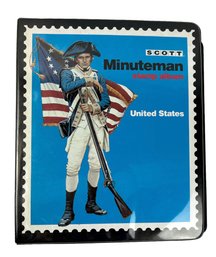Scott  Minuteman Stamp Album Circa 1988 Loaded With Stamps