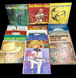 16 Hank Williams Sr. Vinyl Records