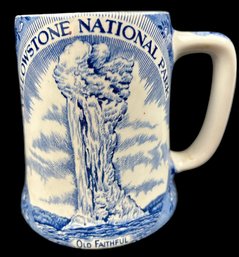 Yellowstone National Park Old Faithful Staffordshire Mug