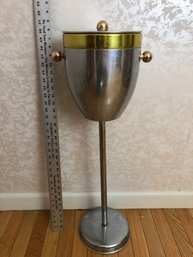 Standing Metal Ice Bucket, 30 High