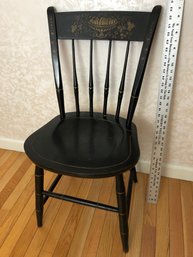 Black Wood Colonial Chair