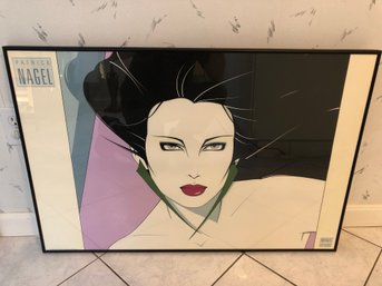 Patrick Nagel Mirage Editions Framed Print, 1988, 36 By 24.5inches
