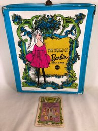 Vintage Barbie Doll Case, #1002, 1968 With Tag And Few Supplies