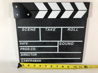 Movie Set Picture Scene Action Sign Prop. Can Write On It With Chalk