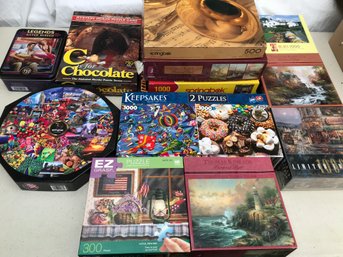 Lot Of Various Puzzles, Most Used, Some New