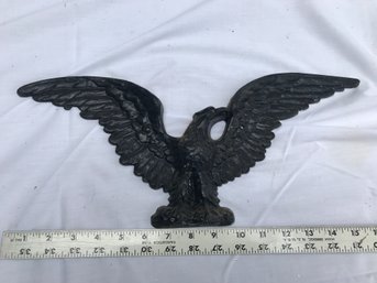 Heavy Metal Hanging Eagle Proximately 17 Inches Long