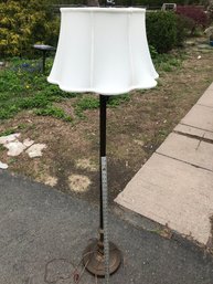 Vintage Floor Standing Three Tier Lamp Approx 5.5 Feet Tall