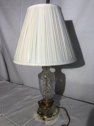 Table Lamp Glass, Untested - F