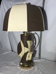 Golf Bag Table Lamp, Untested - N