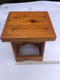 Small Wood Stool