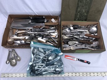 Large Lot Of Various Utensils And Knives