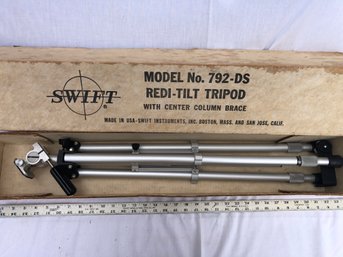 Vintage Swift Redi Tilt Tripod, Model, 792  DS