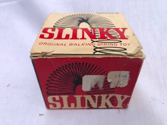 Vintage Slinky With Box, Catalog Number 100