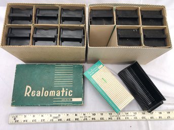 12 Real O-Matic 30 Slide Tray Model 2401