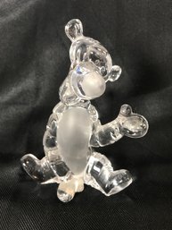 Lenox Disney Tigger Crystal Decoration, Made In Germany, Missing Butterfly In Hand