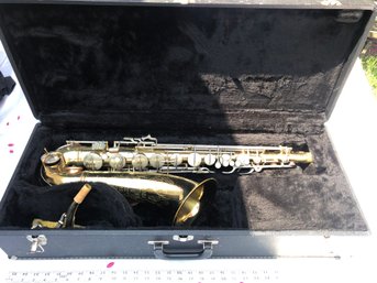 Conn Saxophone With Case, Eckhart, Indiana, Untested