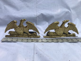 Pair Of Eagle Metal Bookends