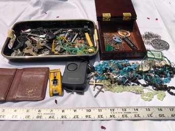 Religious Necklaces, Wallet, Keys, Etc.lot
