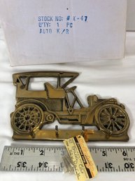 Brass Car Key Rack With Box