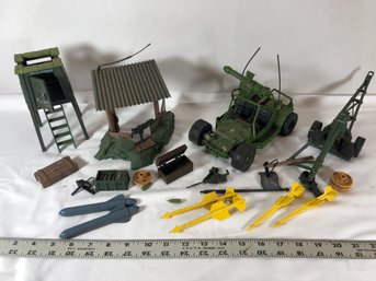 Lot Of Army Toys, 1985 Hasbro
