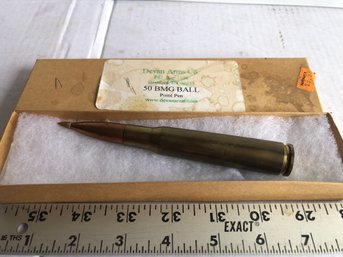 50 BMG, Ballpoint Pen Bullet, Box Has Wear And Dirty