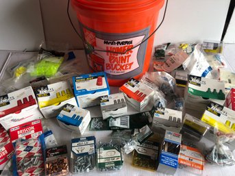 Home Depot Bucket Filled With Mostly New Electrical Supplies