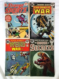 4 Comics From 1973, Weird War, House Of Secrets, Star-spangled War, Strange Sports