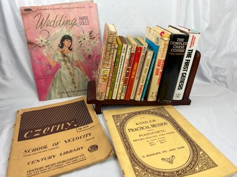 Book Holder, Miscellaneous Books, Paper Dolls, Music