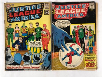 Justice League, America #8, January 1962, #14, September 1962