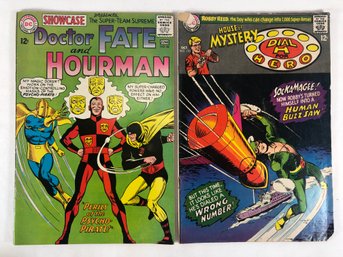 Dr. Fate And Hourman #56, June 1965, House Of Mystery Dial H For Hero #170 October 1967