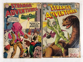 Strange Adventures, #106, July 1959, #159, December 1963