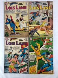 Lois Lane #11 August 1959, #19 August 1960, #76, August 1967, #85, August 1968