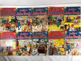 10 Archie Series 1960s Comics, Archies Jokebook, See Pics