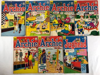 7 Archie Series 1960s Comics, Jughead, Archie, See Pics