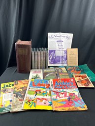 Nancy Drew & Assorted Vintage Books, Ephemera Comics