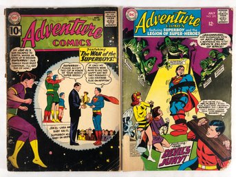 Adventure Comics, #287, August 1961,#370, July 1968, Poor Condition