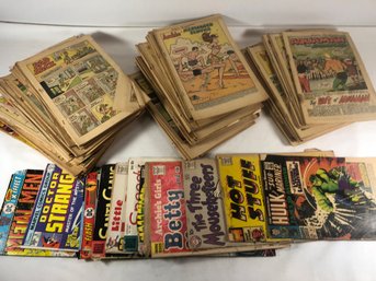 Approximately 90 No Cover Or Very Poor Condition, Mostly 1960s Comic Books