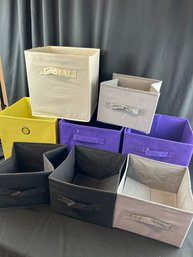 Assorted Folding Storage Boxes