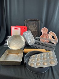 Large Lot Of Baking Items