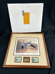 1988-89 Daniel Smith, Snow Goose Duck Stamp, Medallion Edition, Signed And