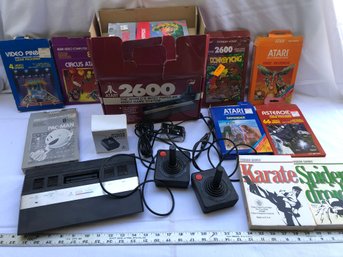 Atari, 2600 Video Game System, With Nine Games, Untested