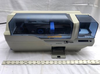 Zebra P430I ID Card Printer, Untested, As Is