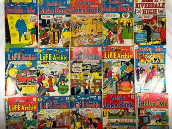 15 Archie Comics Mostly From The Early 70s, See Pics