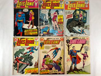 6 Lois Lane Comics From The Early 70s, See Pictures