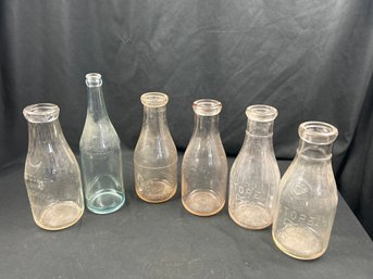 Vintage  Bottles Quart  And Other